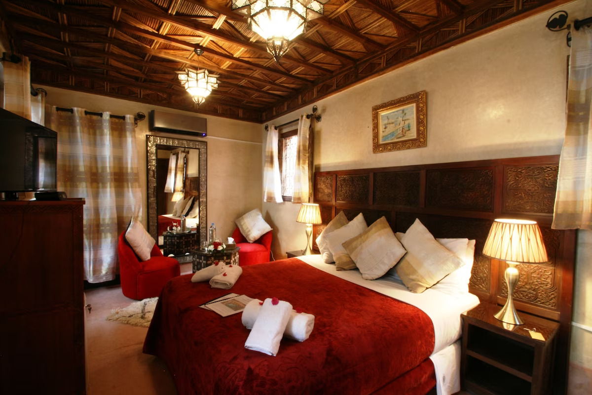 A suite in Riad Africa with premium bedding, in-room safe, individually decorated