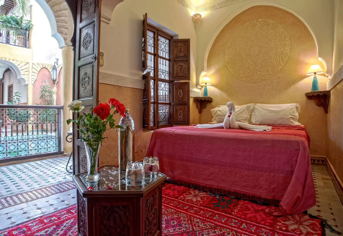 Junior Suite (Gemma) in Riad Itrane with Egyptian cotton sheets, premium bedding, pillowtop beds, in-room safe