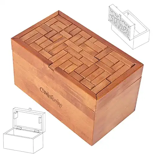 Wooden Secret Puzzle Box