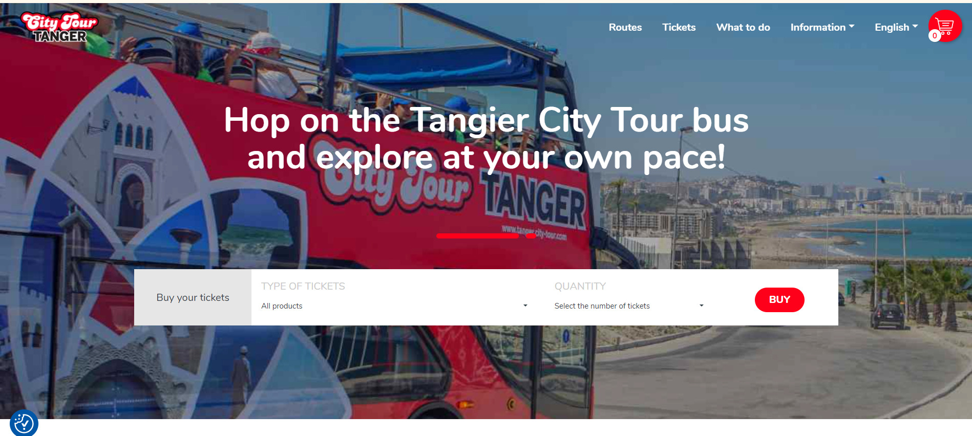 Official website of Tangier Hop on Hop Off Bus