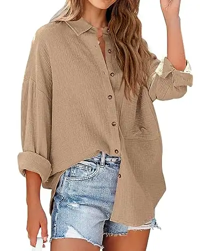 Casual Button Down Long Sleeves
