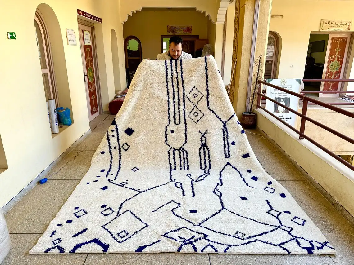 Beni Ourain Abstract Rug