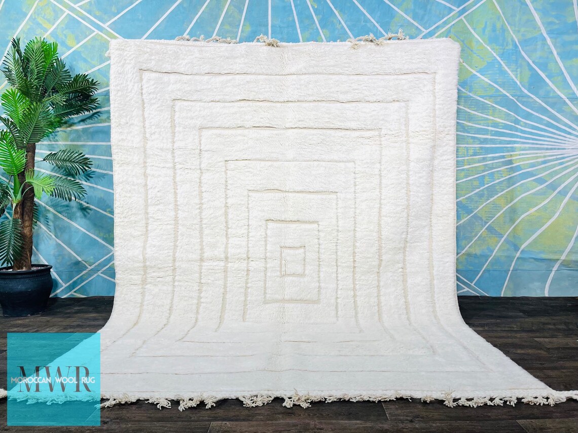 Off White Moroccan Rug