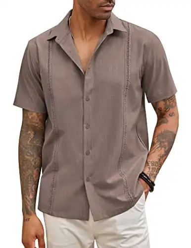 Men's Button Down Short Sleeve Shirts