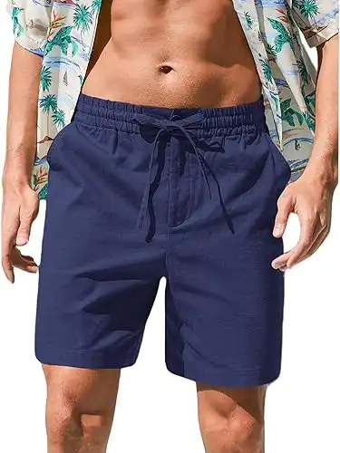 Cotton Linen Casual Shorts