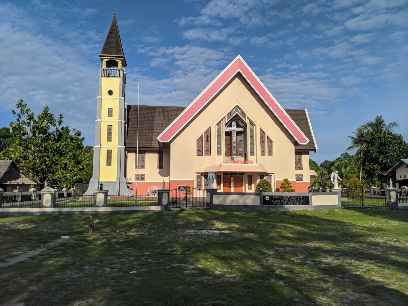 Louhata Damai Church on Saparua Island, Indonesia