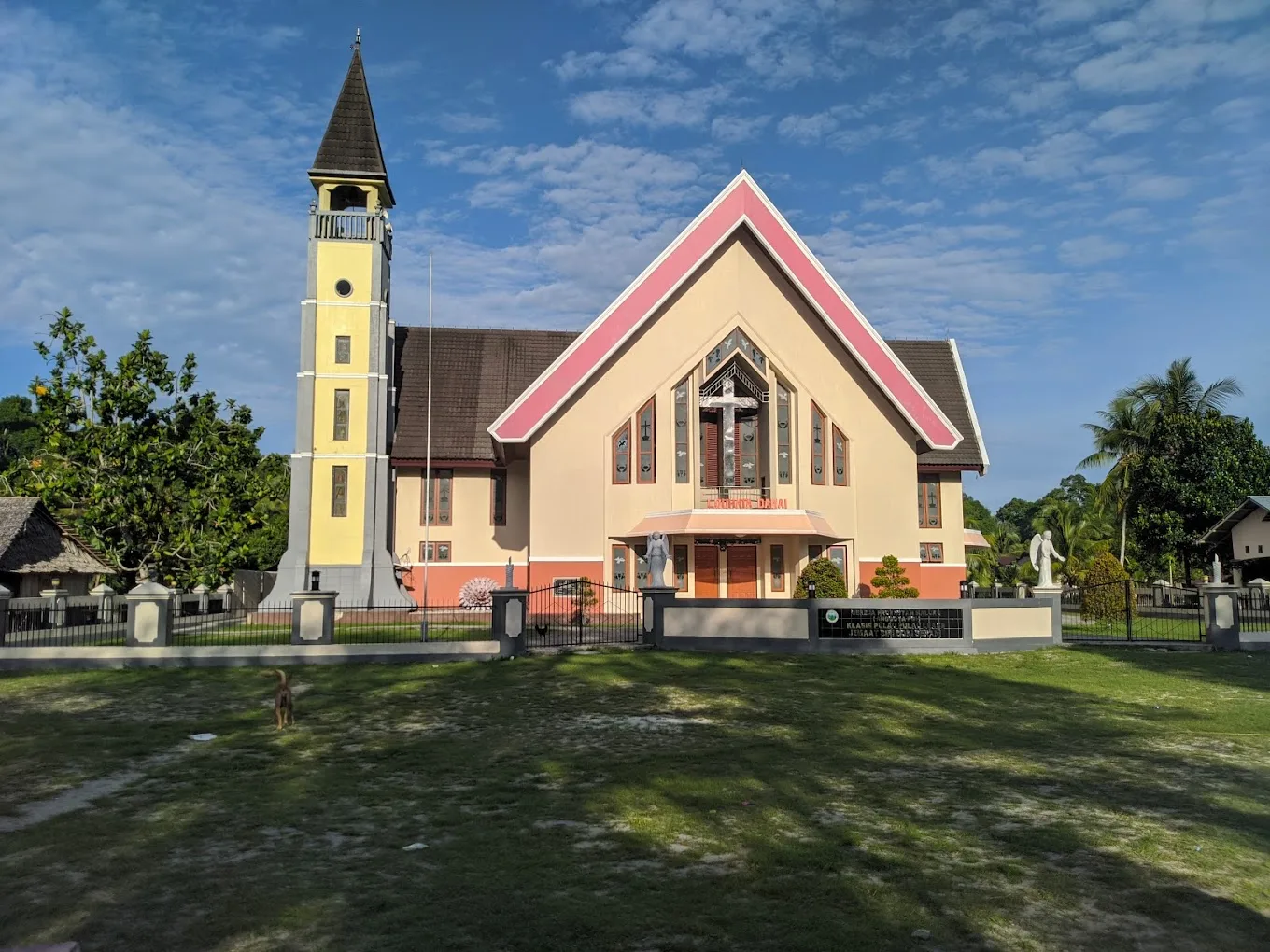Louhata Damai Church on Saparua Island, Indonesia