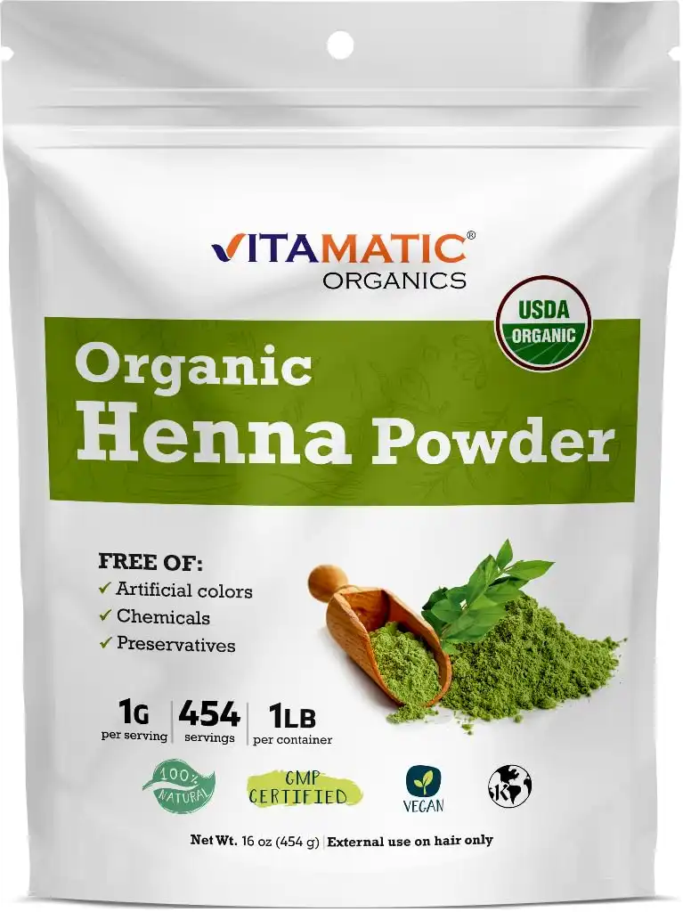 VITAMATIC Organic Henna Powder