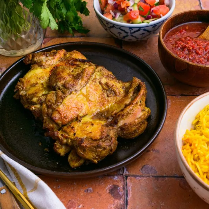 Moroccan grilled chicken with chermoula