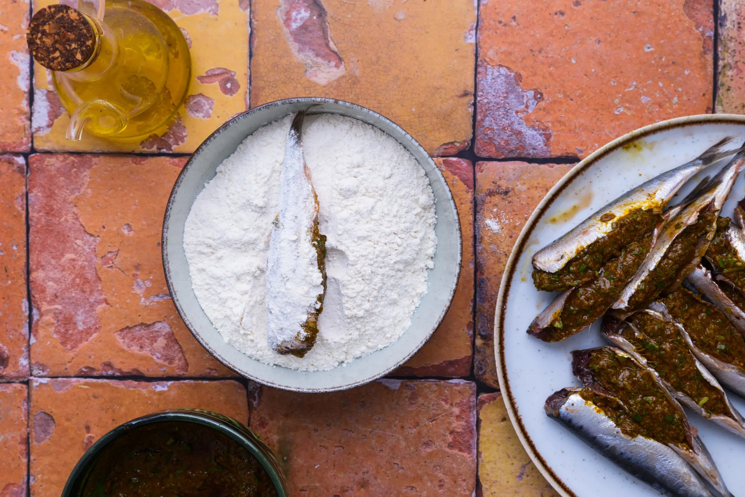 How to make Moroccan stuffed sardines with chermoula