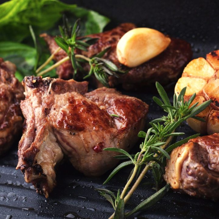 Moroccan roasted spiced lamb ribs